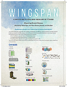 Brettspiel - Wingspan 2nd Ed (EN)
