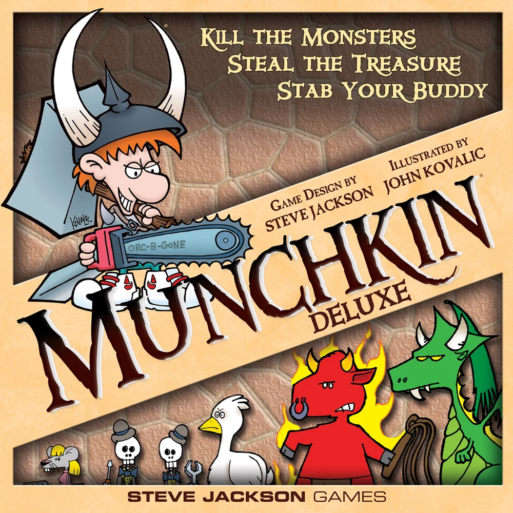 Настольная игра - Munchkin Deluxe (EN)