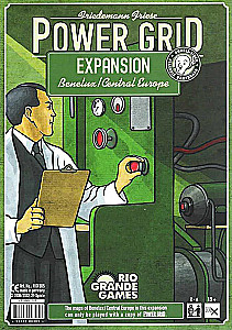 Brettspiel - Power Grid Exp: Central Europe" 2nd Edition (EN) (Erweiterung)