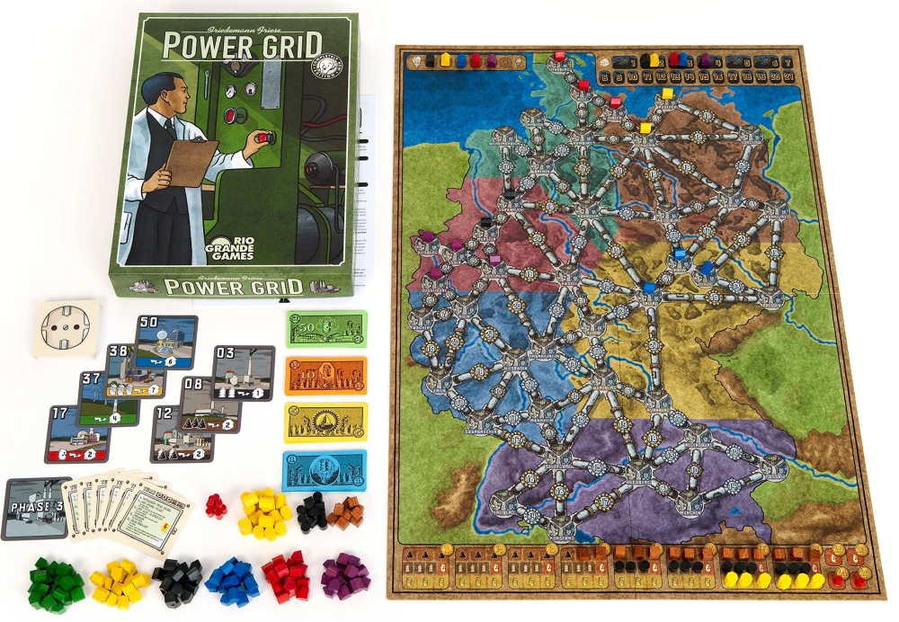 Brettspiel - Power Grid Exp: Central Europe" 2nd Edition (EN) (Erweiterung)