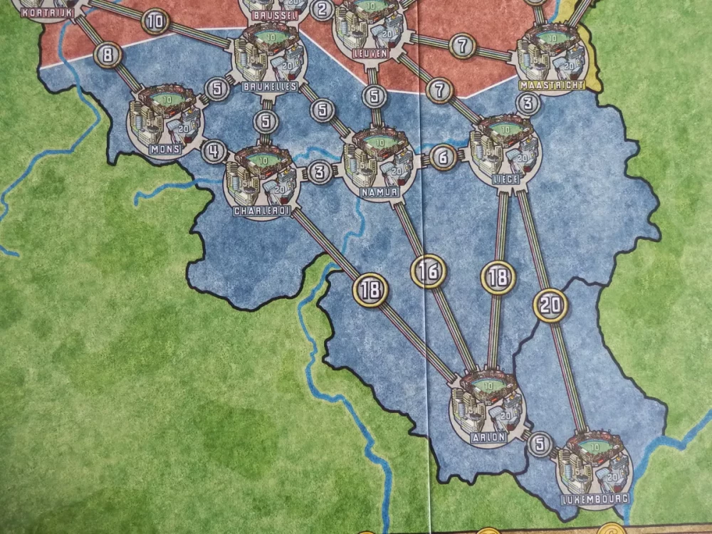 Brettspiel - Power Grid Exp: Central Europe" 2nd Edition (EN) (Erweiterung)