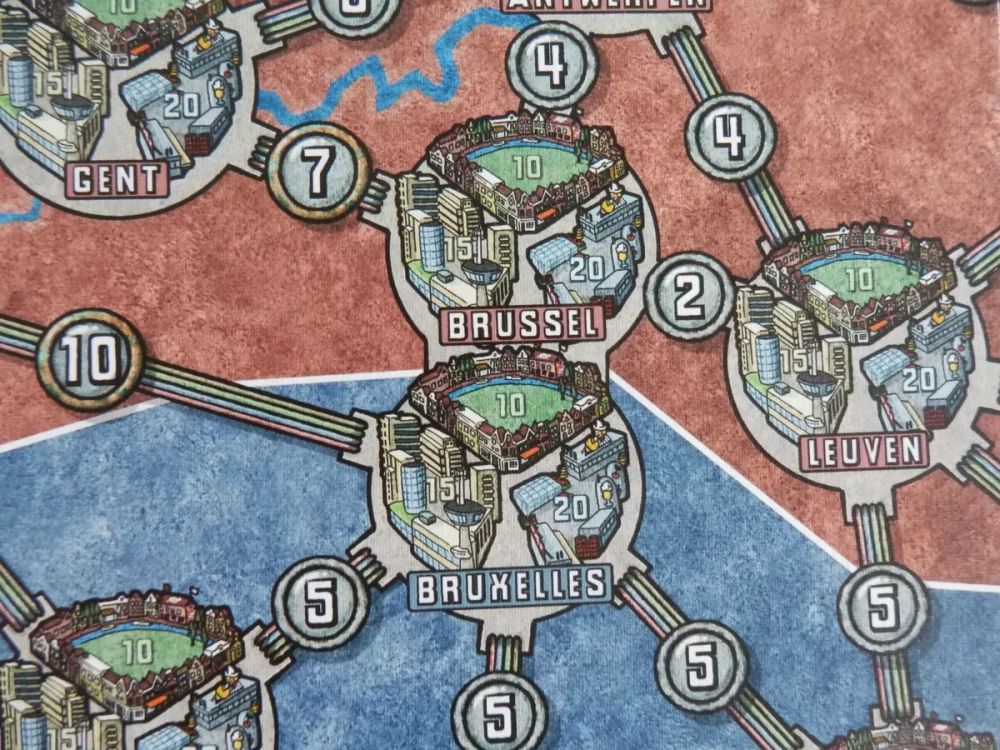 Brettspiel - Power Grid Exp: Central Europe" 2nd Edition (EN) (Erweiterung)
