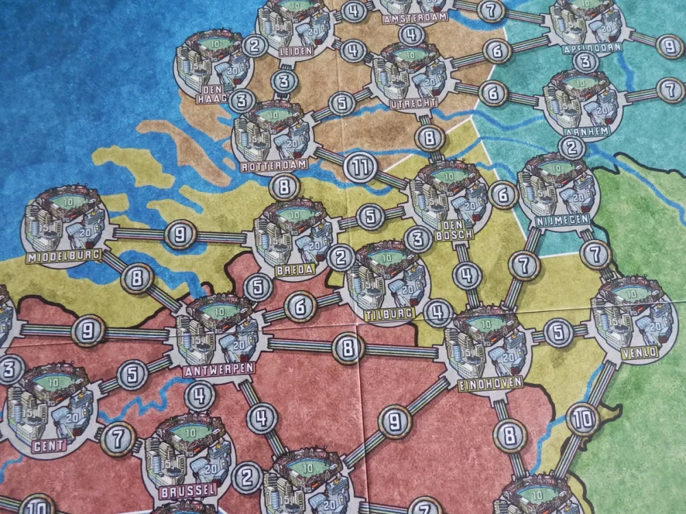 Brettspiel - Power Grid Exp: Central Europe" 2nd Edition (EN) (Erweiterung)