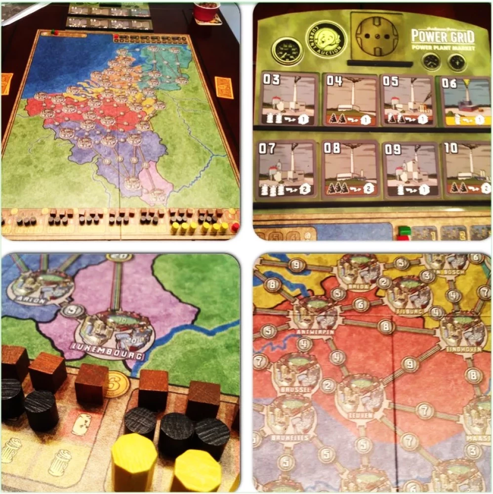 Brettspiel - Power Grid Exp: Central Europe" 2nd Edition (EN) (Erweiterung)