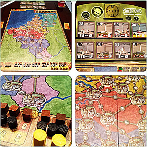 Brettspiel - Power Grid Exp: Central Europe" 2nd Edition (EN) (Erweiterung)