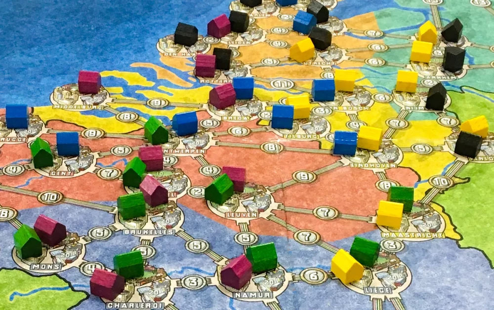 Brettspiel - Power Grid Exp: Central Europe" 2nd Edition (EN) (Erweiterung)