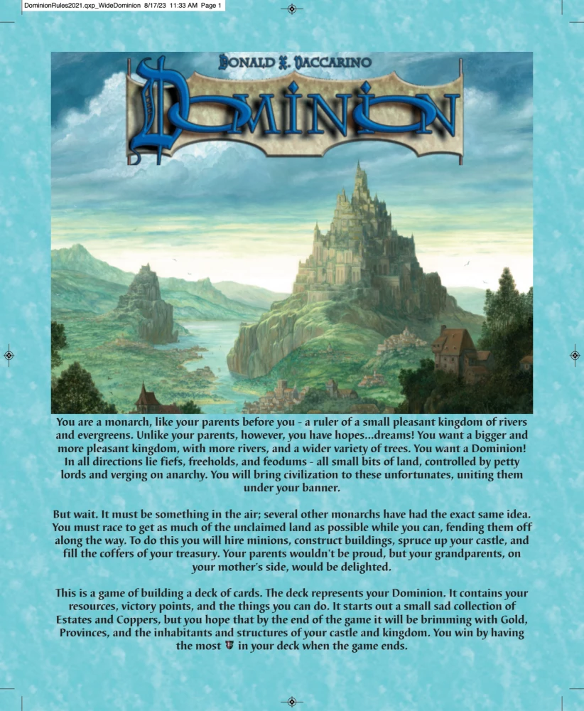 Galda spēle - Dominion. 2. izdevums (EN)