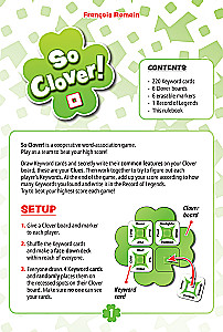 Stalo žaidimas - So Clover! (EN)