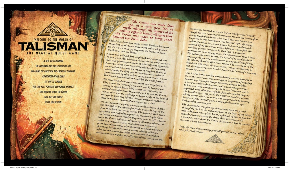 Galda spēle - Talisman Core (5. izdevums) (EN)