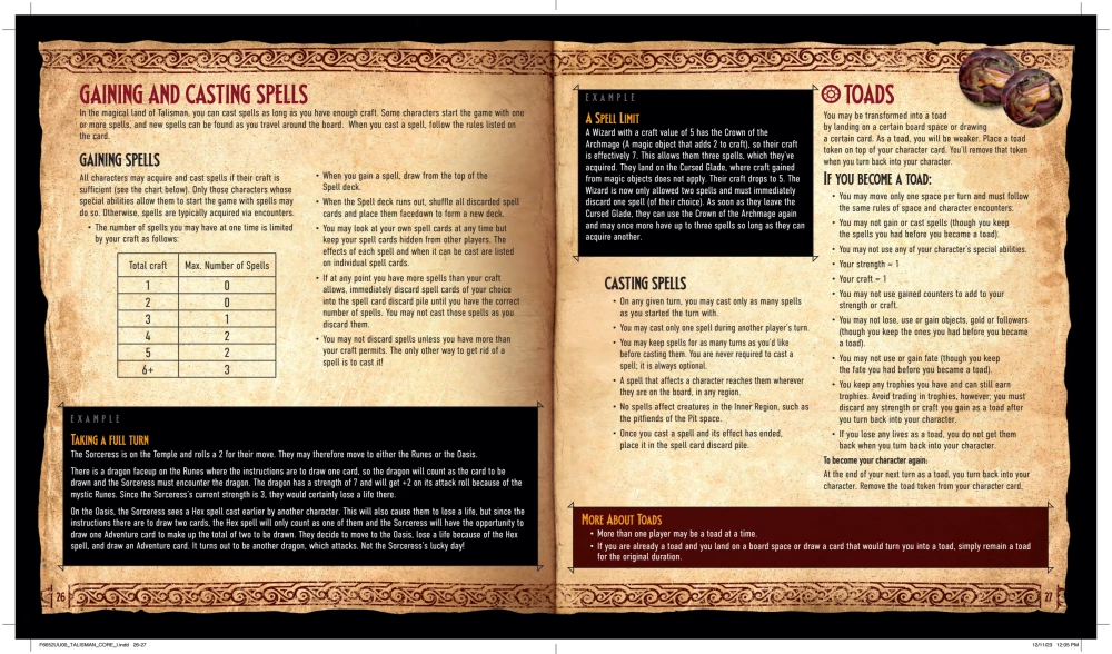 Galda spēle - Talisman Core (5. izdevums) (EN)