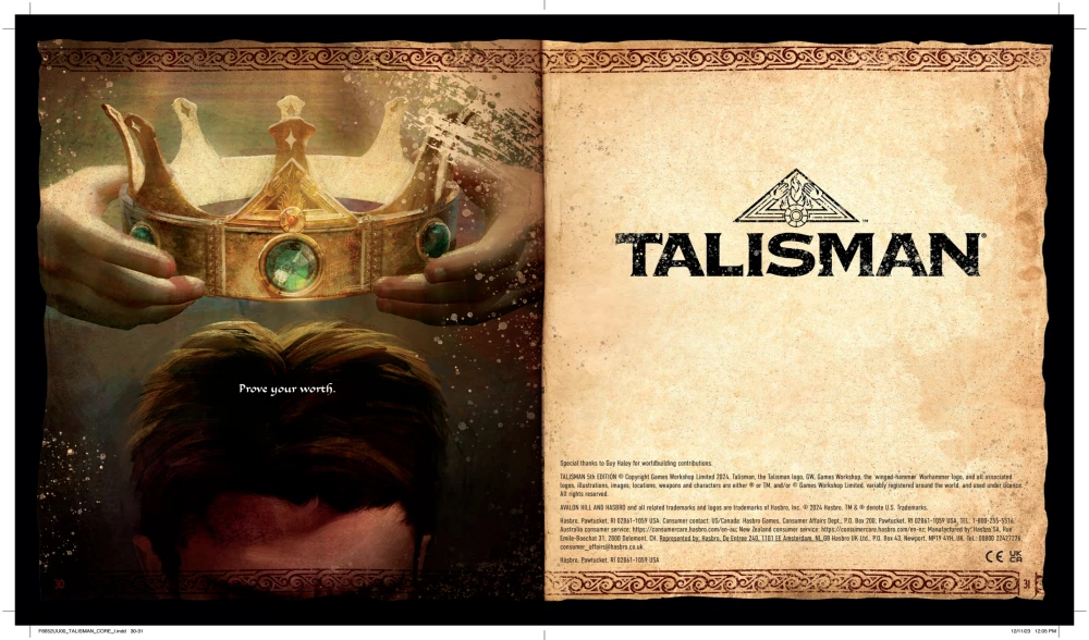Galda spēle - Talisman Core (5. izdevums) (EN)