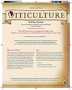 Brettspiel - Viticulture: Essential Edition (EN)