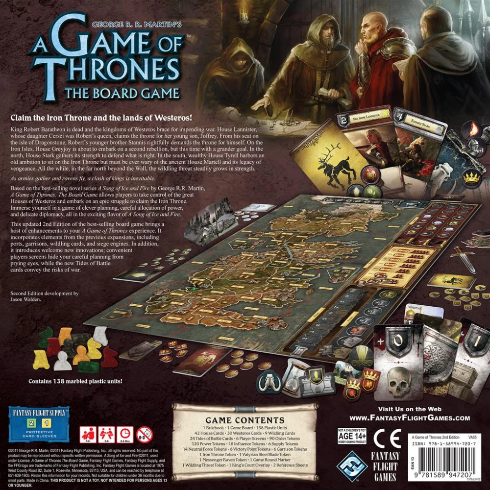 Lauamäng - A Game of Thrones Lauamäng 2. väljaanne (EN)