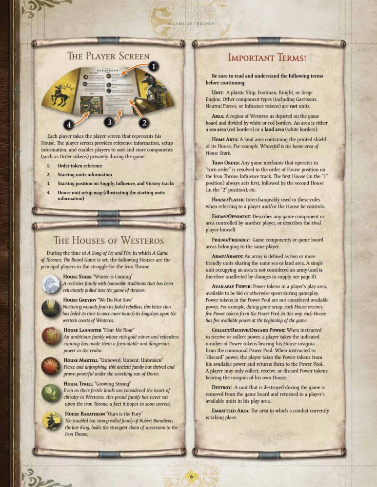 Lauamäng - A Game of Thrones Lauamäng 2. väljaanne (EN)