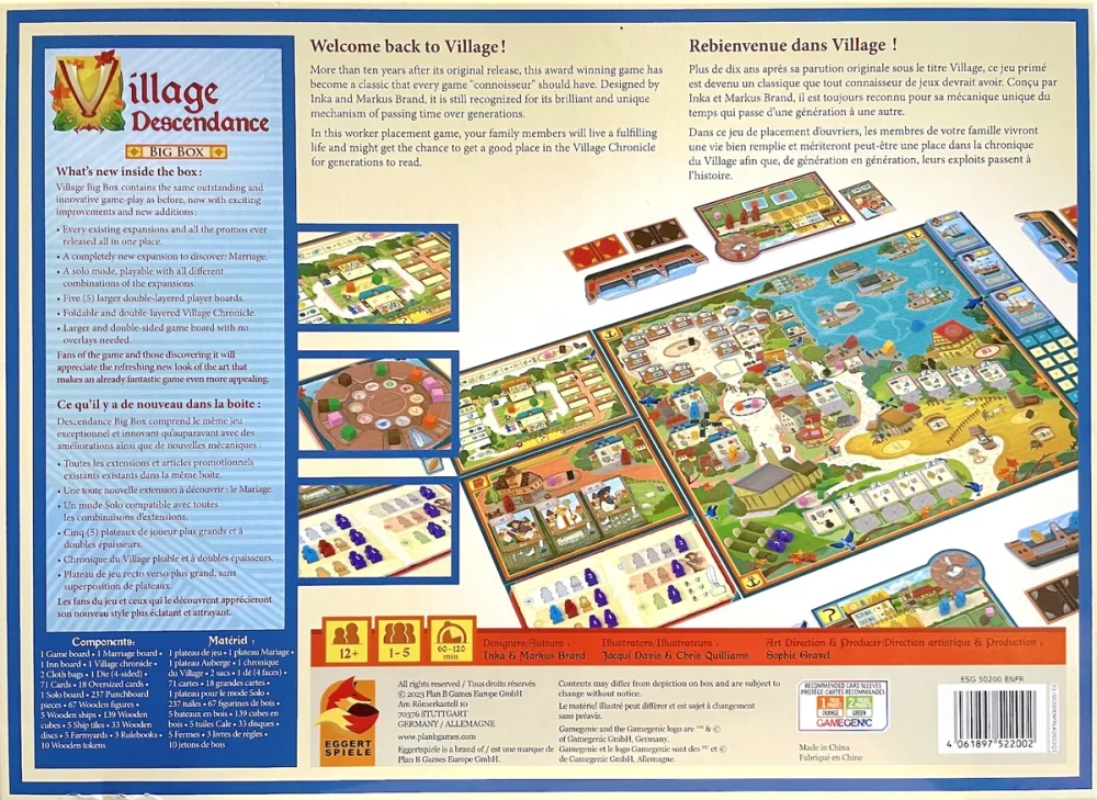 Brettspiel - Village 2nd Edition - Big Box (DE)