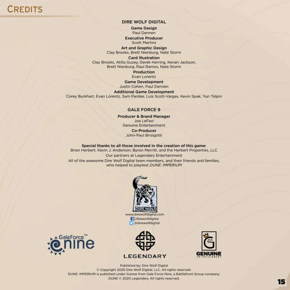 Brettspiel - Dune: Imperium (EN)