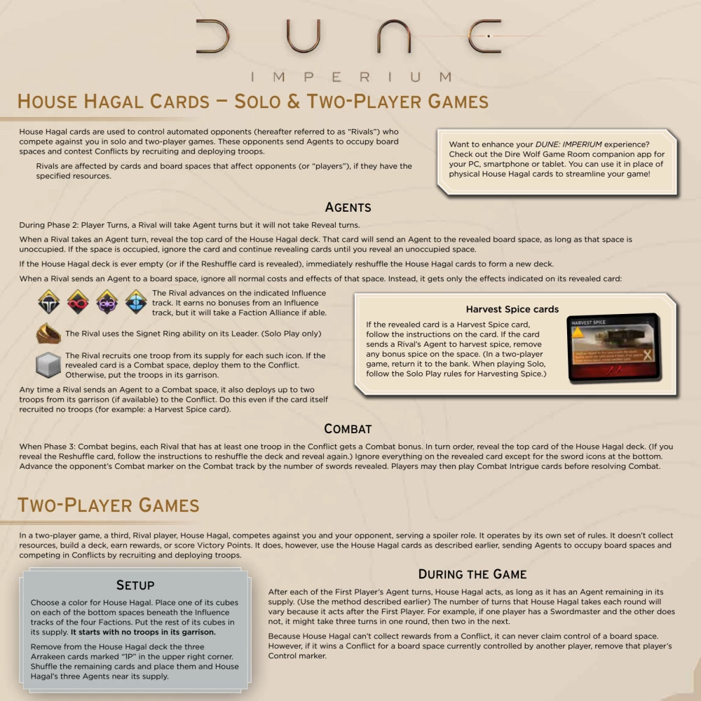 Brettspiel - Dune: Imperium (EN)
