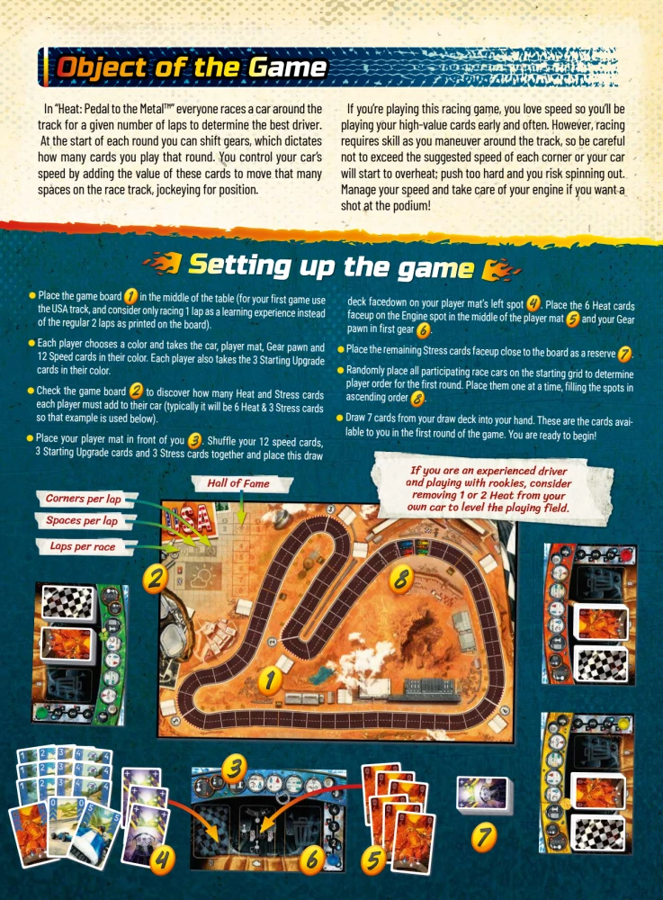 Brettspiel - Heat: Pedal to the Metal (EN)