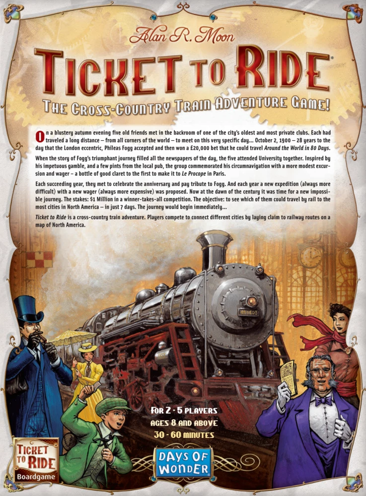 Galda spēle - Ticket to Ride. 2025 Refresh (EN)