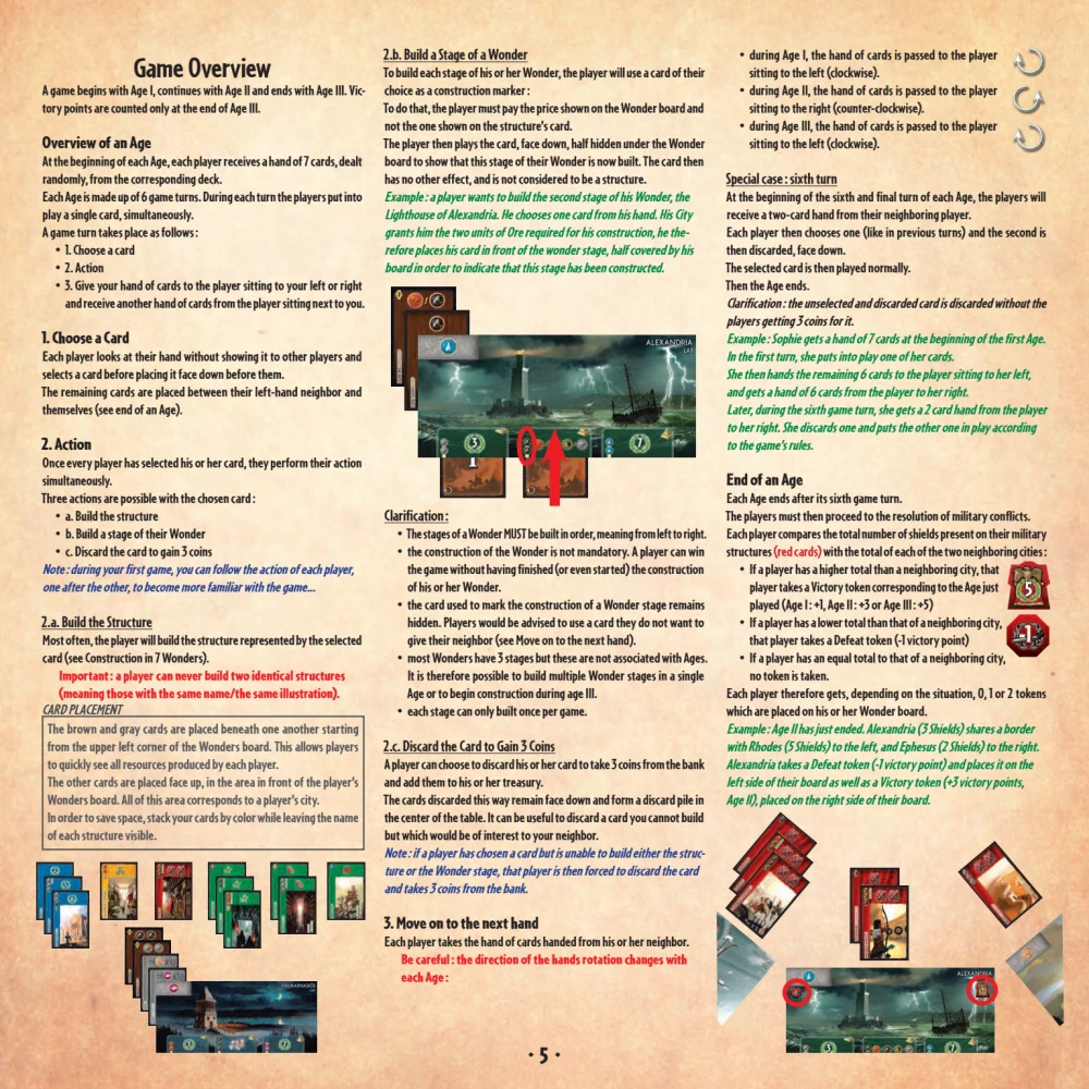 Настольная игра - 7 Wonders 2nd edition (EN)