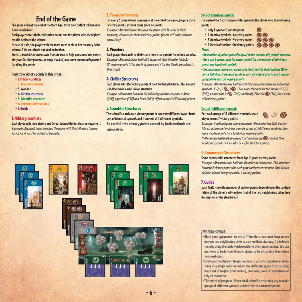 Настольная игра - 7 Wonders 2nd edition (EN)