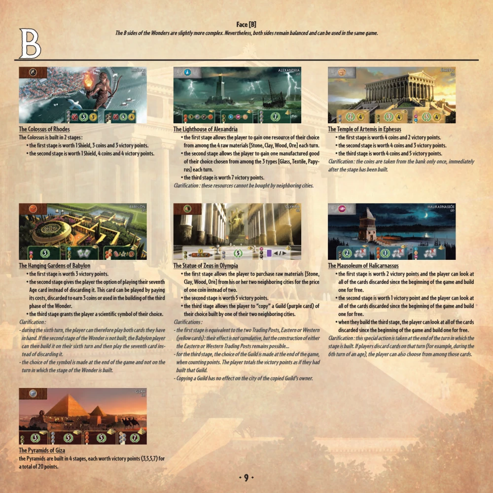 Настольная игра - 7 Wonders 2nd edition (EN)