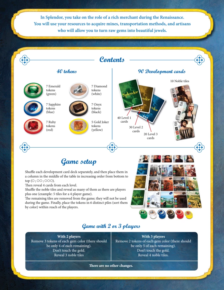 Board game - Splendor 2024 refresh (EN)
