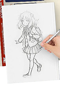 Manga piešimo užrašų knygelė. Sukurk savo istoriją