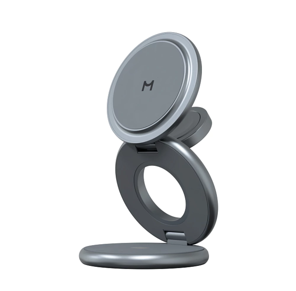 Magssory Signature Disc Pro 3 in 1 Charging Station for Apple Qi2 Midnight