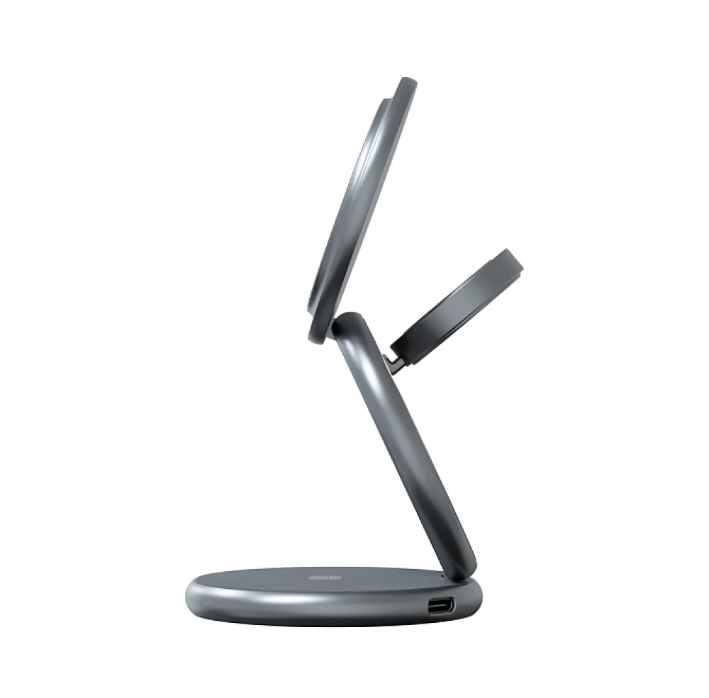 Magssory Signature Disc Pro 3 in 1 Charging Station for Apple Qi2 Midnight