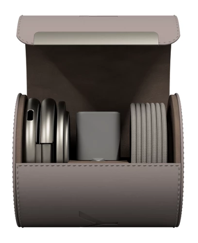 Ladegerät 3 in 1 Magssory Signature Disc Pro für Apple Qi2 Titan