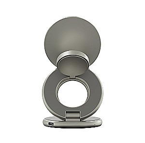 Ladegerät 3 in 1 Magssory Signature Disc Pro für Apple Qi2 Titan
