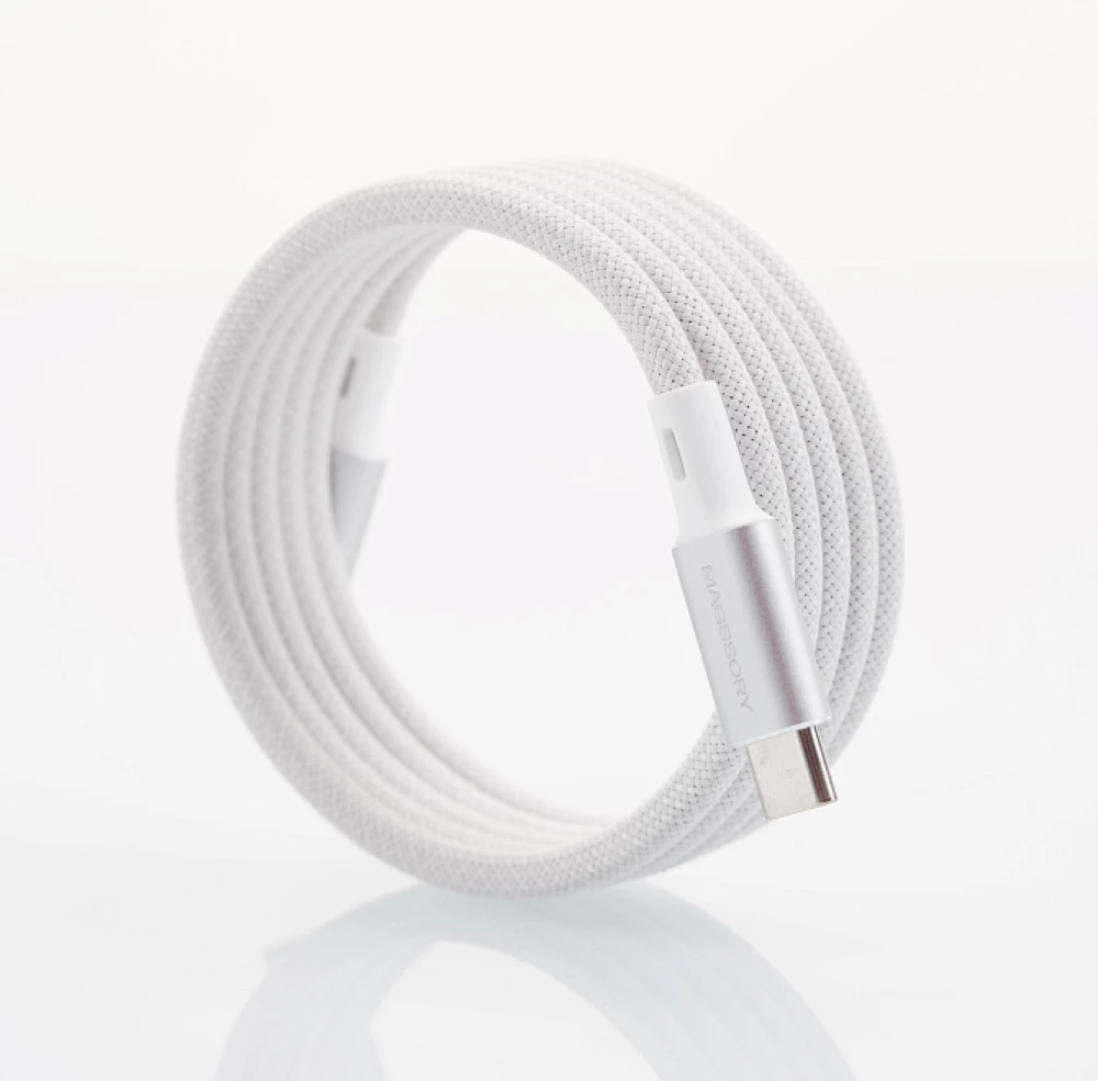 Magnetic Cable Magssory C to C 1.2m 60W White