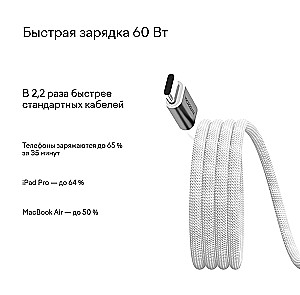 Magnetic Cable Magssory C to C 1.2m 60W White
