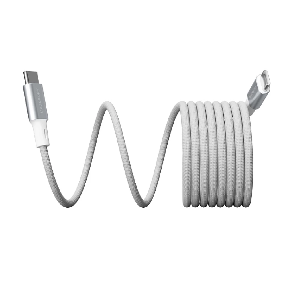 Magnetic Cable Magssory Link 2.4m C to C 240W White