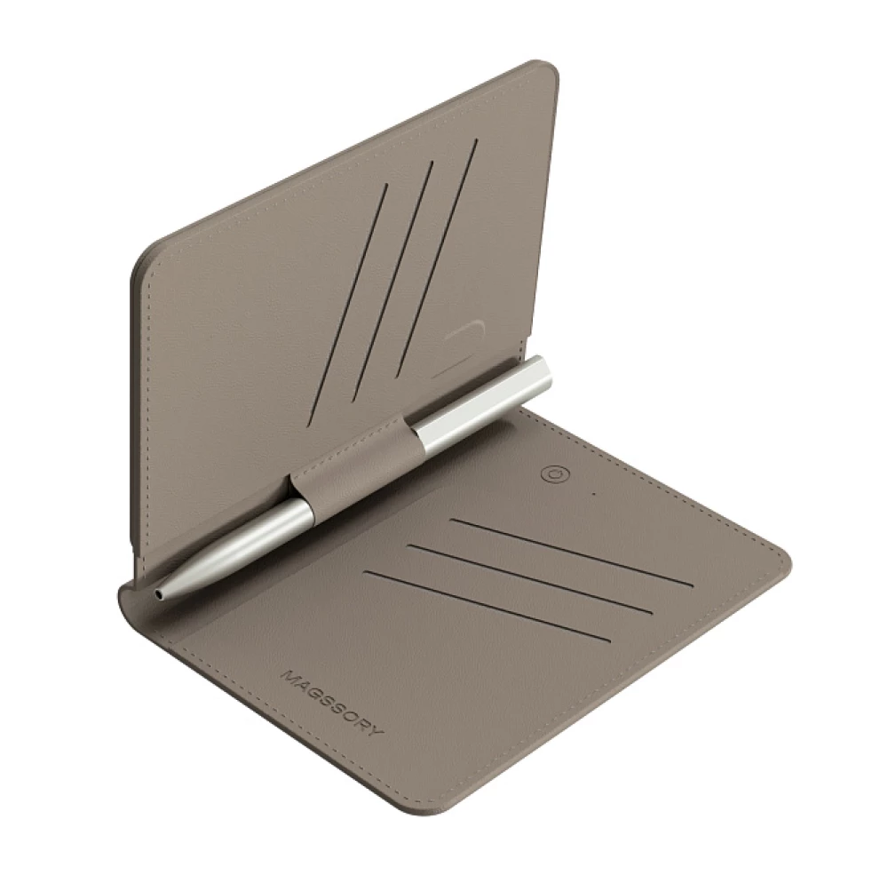 Magssory Ultima Geo passport cover Latte