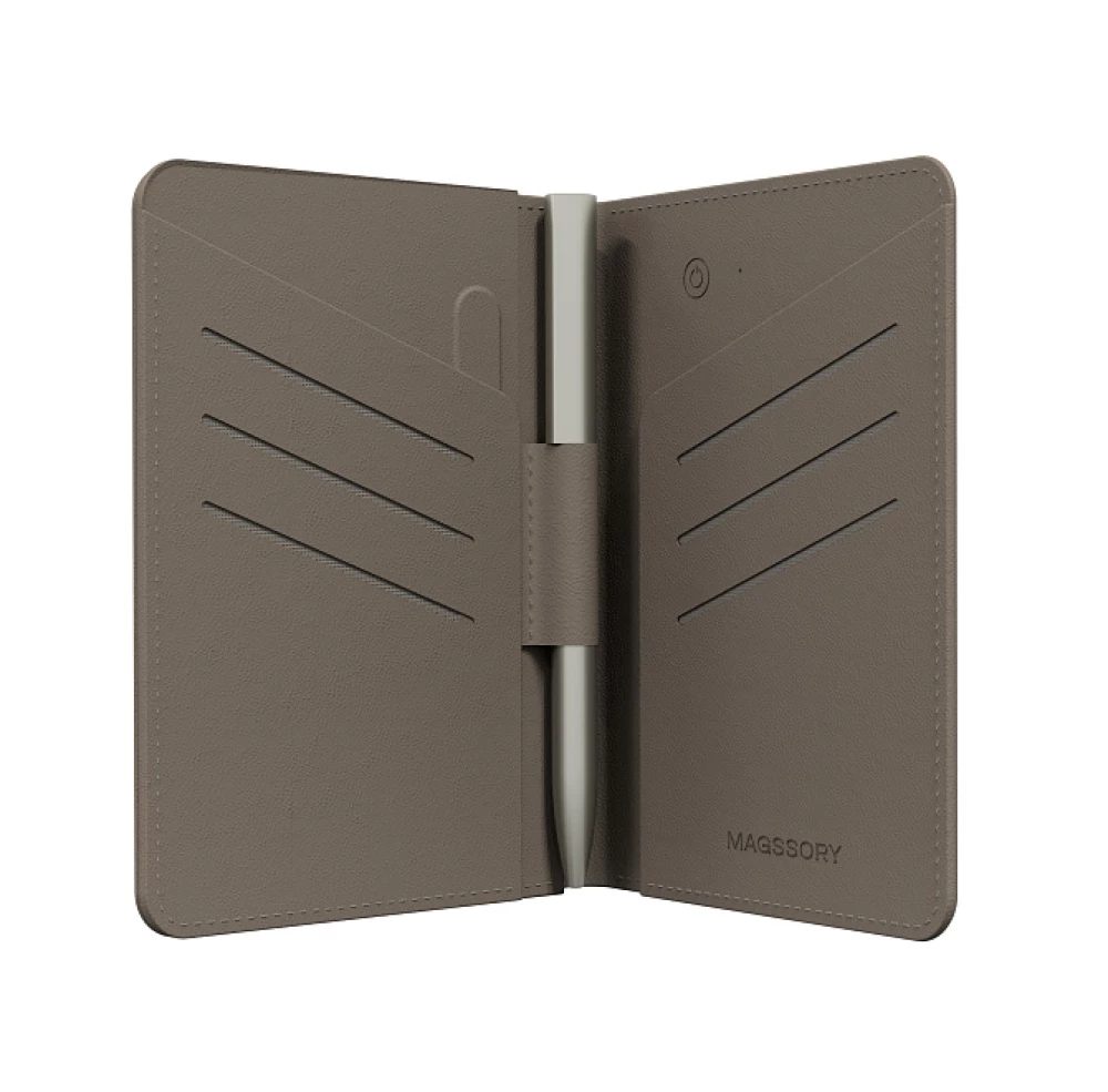 Magssory Ultima Geo passport cover Latte