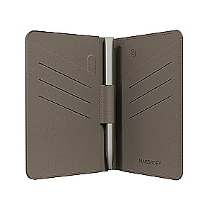 Magssory Ultima Geo passport cover Latte