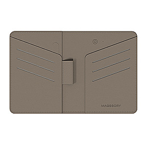 Magssory Ultima Geo passport cover Latte