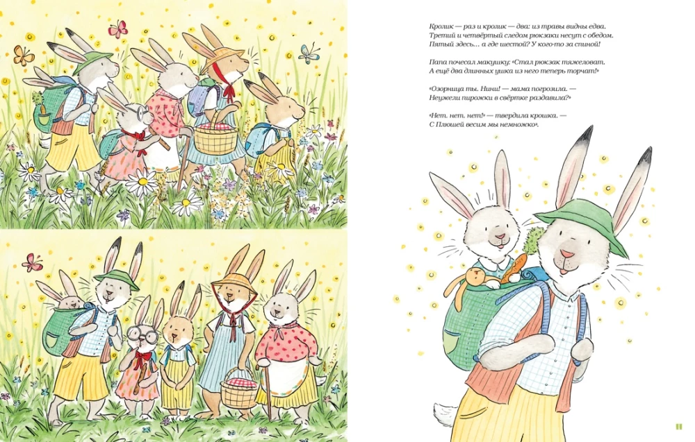 The Big Picnic of the Bunny Family