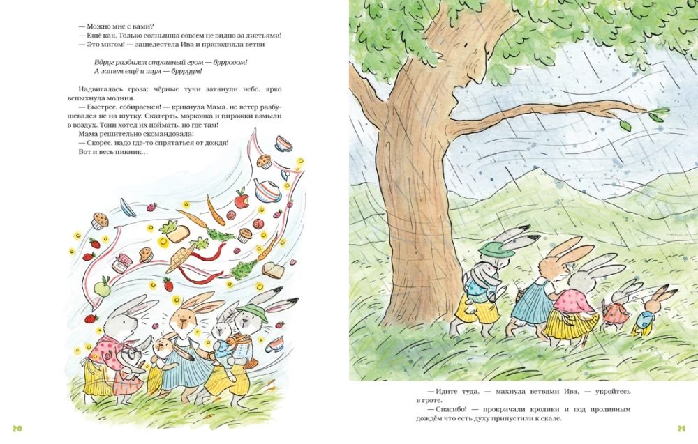 The Big Picnic of the Bunny Family