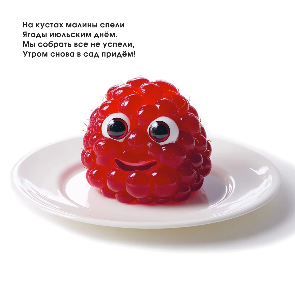 Cute Vegetables and Fruits. Baby's First Book