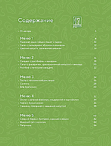 PP menu for a week. More than 30 recipes