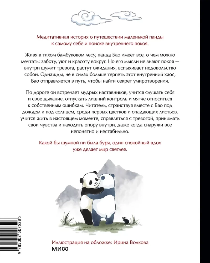 Mała panda Bao i sekret spokoju: dobra historia o zaufaniu do życia