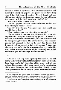 Doyle.Adventure of the Three Students. The Final Problem: A book for learning English with comments, exercises, and a dictionary