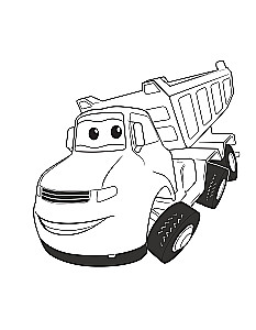 Trucks. Full speed ahead! Coloring book