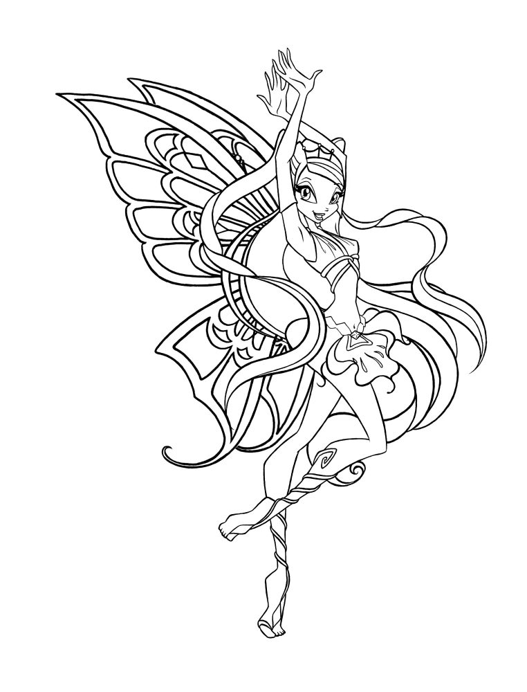 Winx Club. Твори волшебство! Большая раскраска