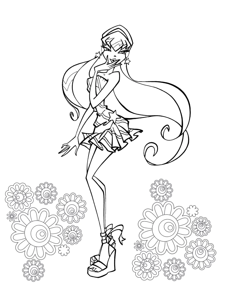Winx Club. Твори волшебство! Большая раскраска