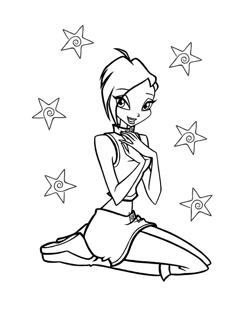 Winx Club. Твори волшебство! Большая раскраска
