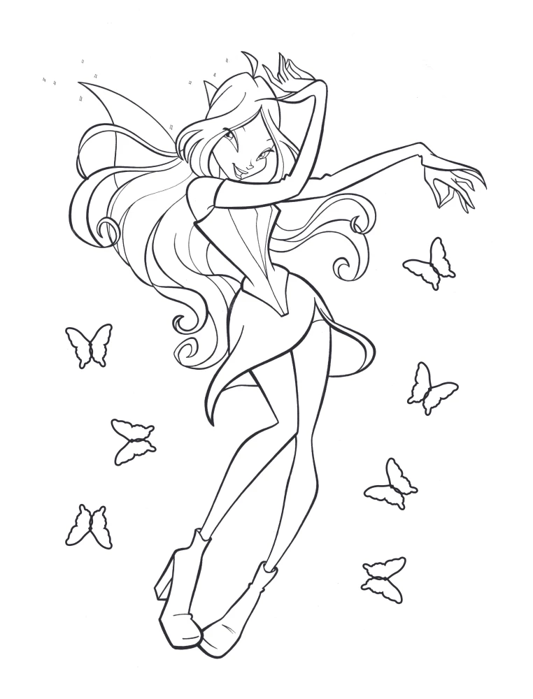 Winx Club. Вместе навсегда! Большая раскраска
